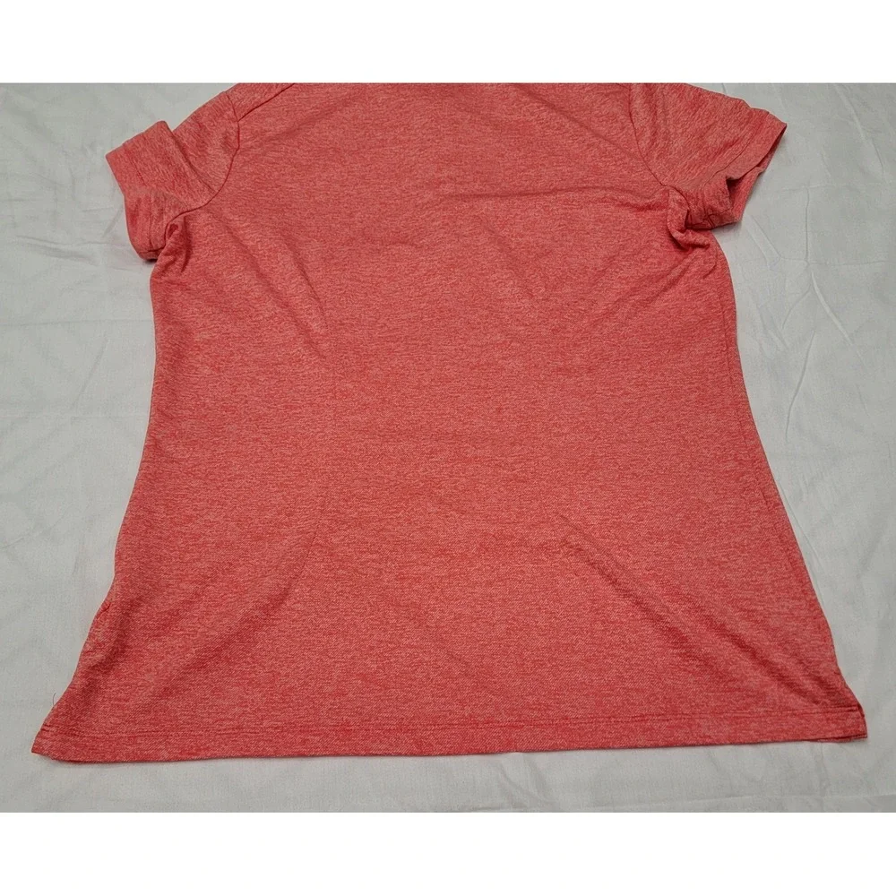 Nike Golf Dri-FIT Womens Polo Shirt Orange Heather Short Sleeve 725584-852 L